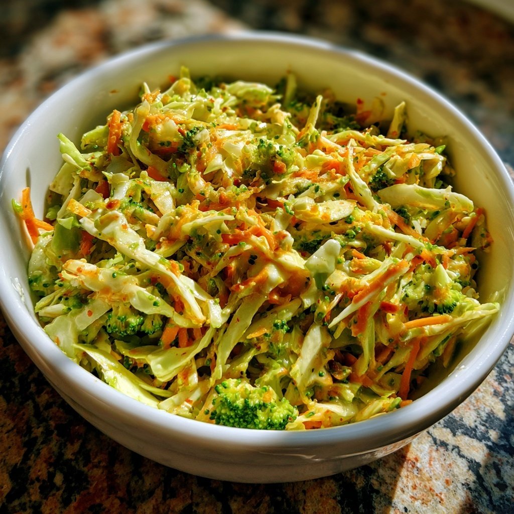 Broccoli and Apple Slaw Delight