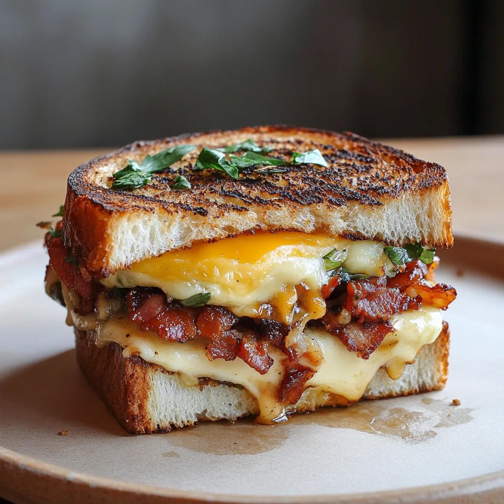 Breakfast Toastie w/ Bacon Jam: The Incredible Ultimate Recipe