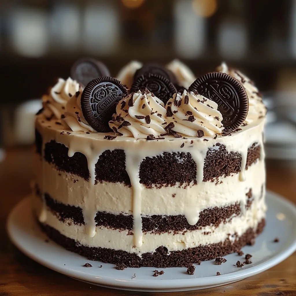 Creamy Oreo Cookies & Cream Cake: An Incredible Ultimate Recipe