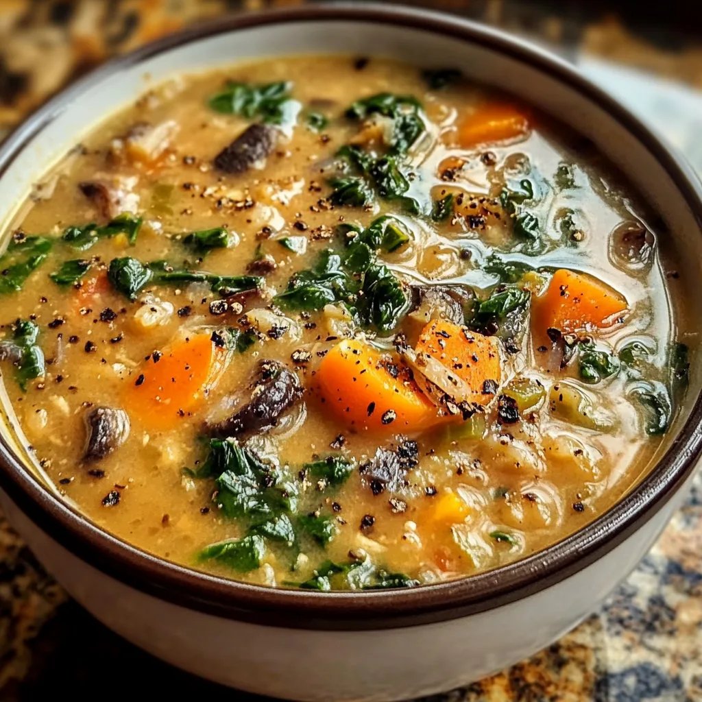 Cozy Autumn Wild Rice Soup
