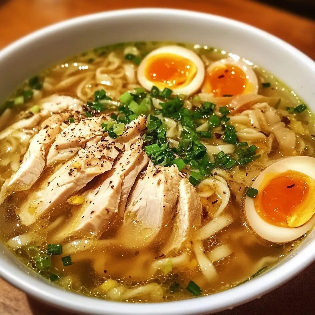 Chicken Noodle Soup with Egg Noodles