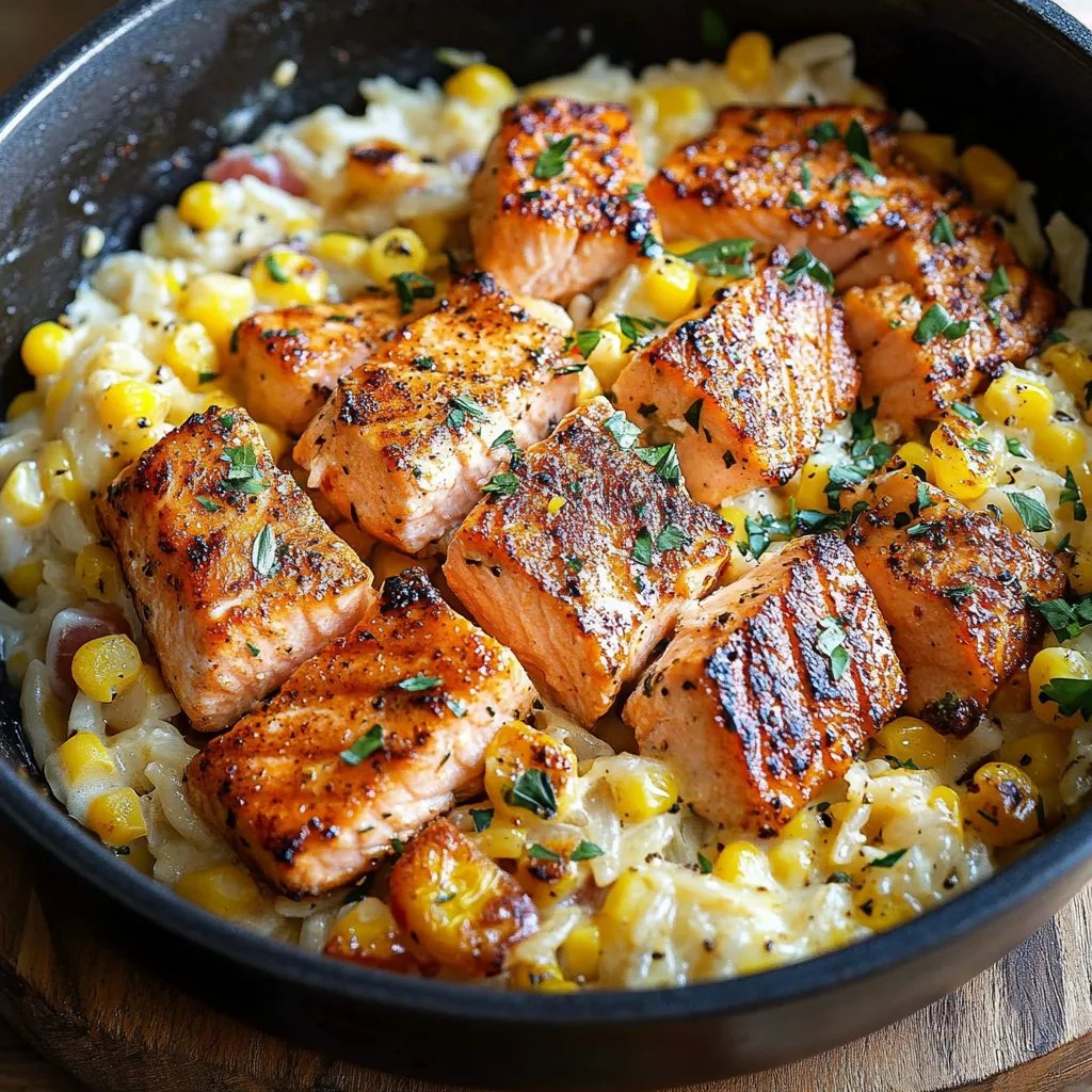 Creamed Corn Orzo with Salmon: An Incredible Ultimate Recipe