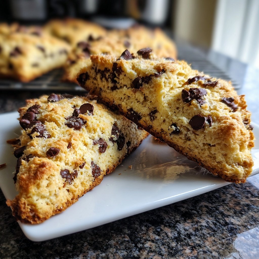 Chocolate Chip Banana Scones