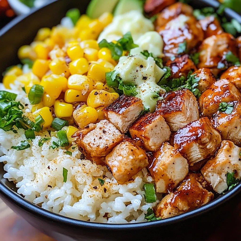 Street Corn Chicken Rice Bowl Recipe: An Incredible Ultimate 7-Ingredient Dish