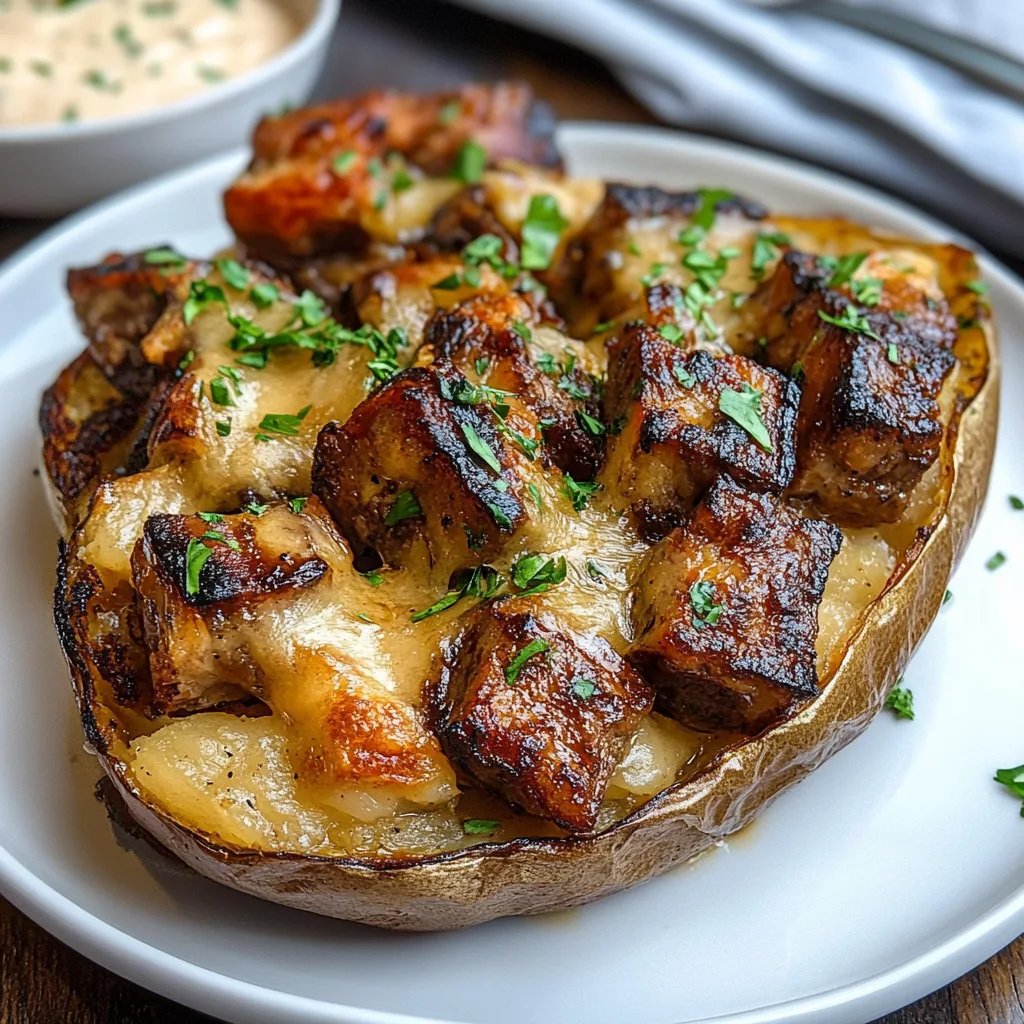 Loaded Baked Potato with Steak Bites: An Incredible Essential Recipe