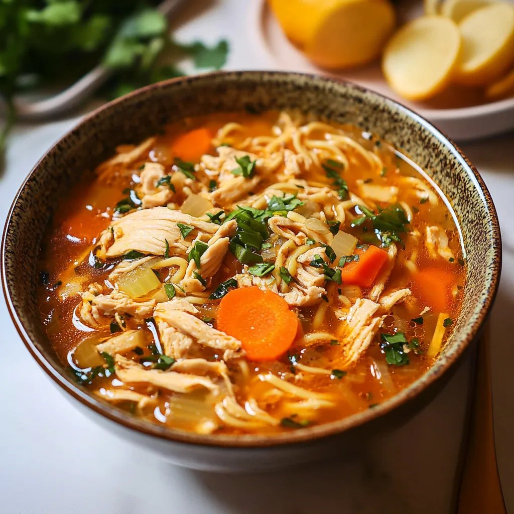 Spicy Chicken Noodle Soup