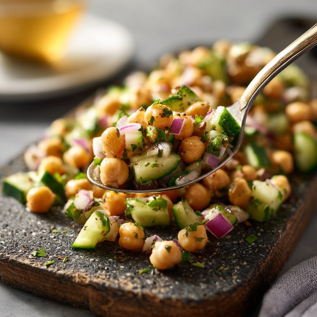 Chickpea and Cucumber Salad