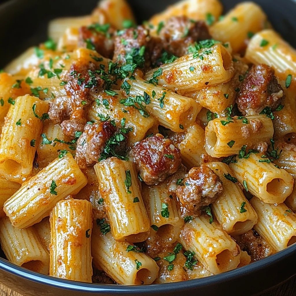 Creamy Italian Sausage Rigatoni: An Amazing Ultimate Recipe You’ll Love