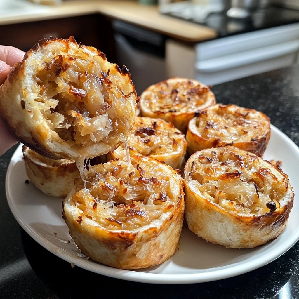 Sauerkraut Stuffed Rolls