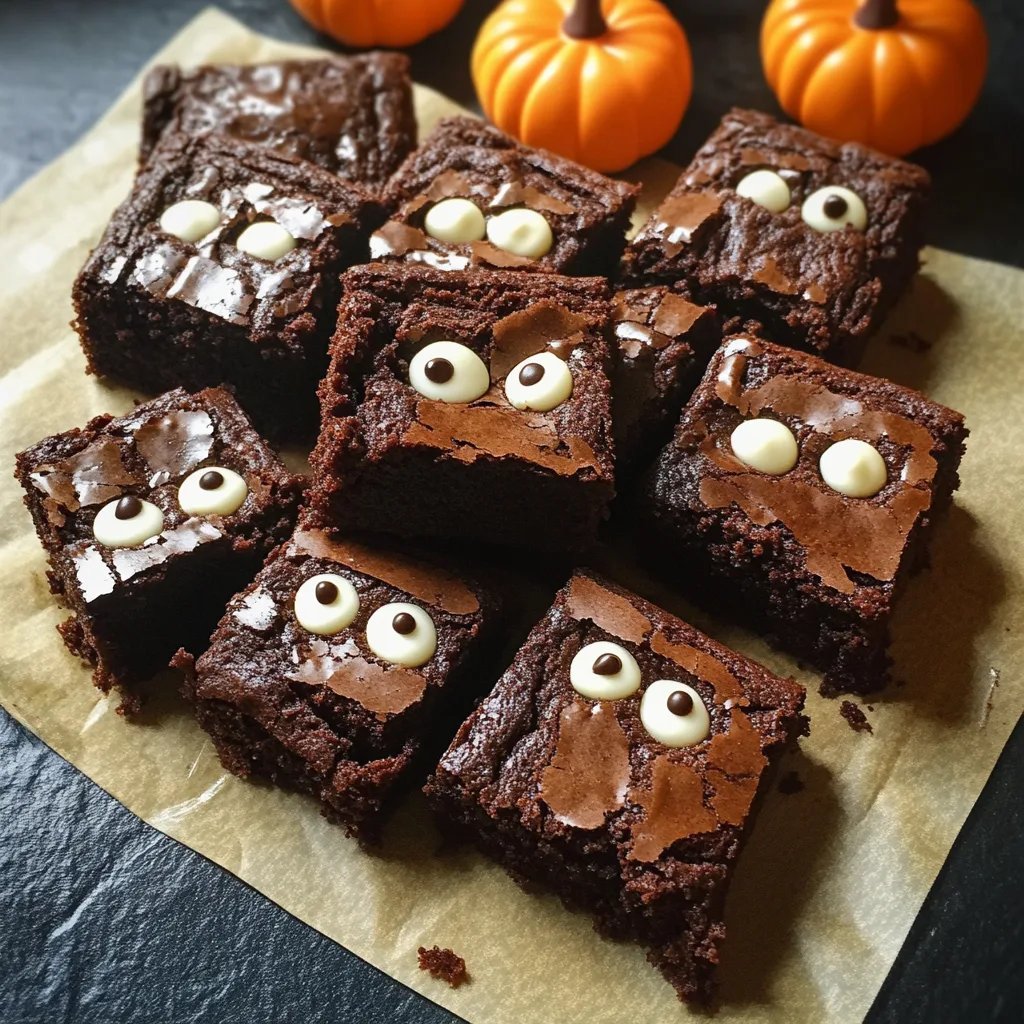 Halloween Brownies: An Incredible Ultimate Recipe for 10 Spooky Servings
