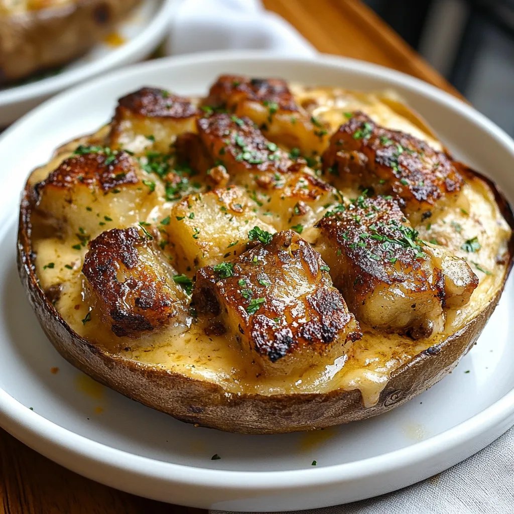 Loaded Baked Potato with Steak Bites: An Ultimate Amazing Recipe