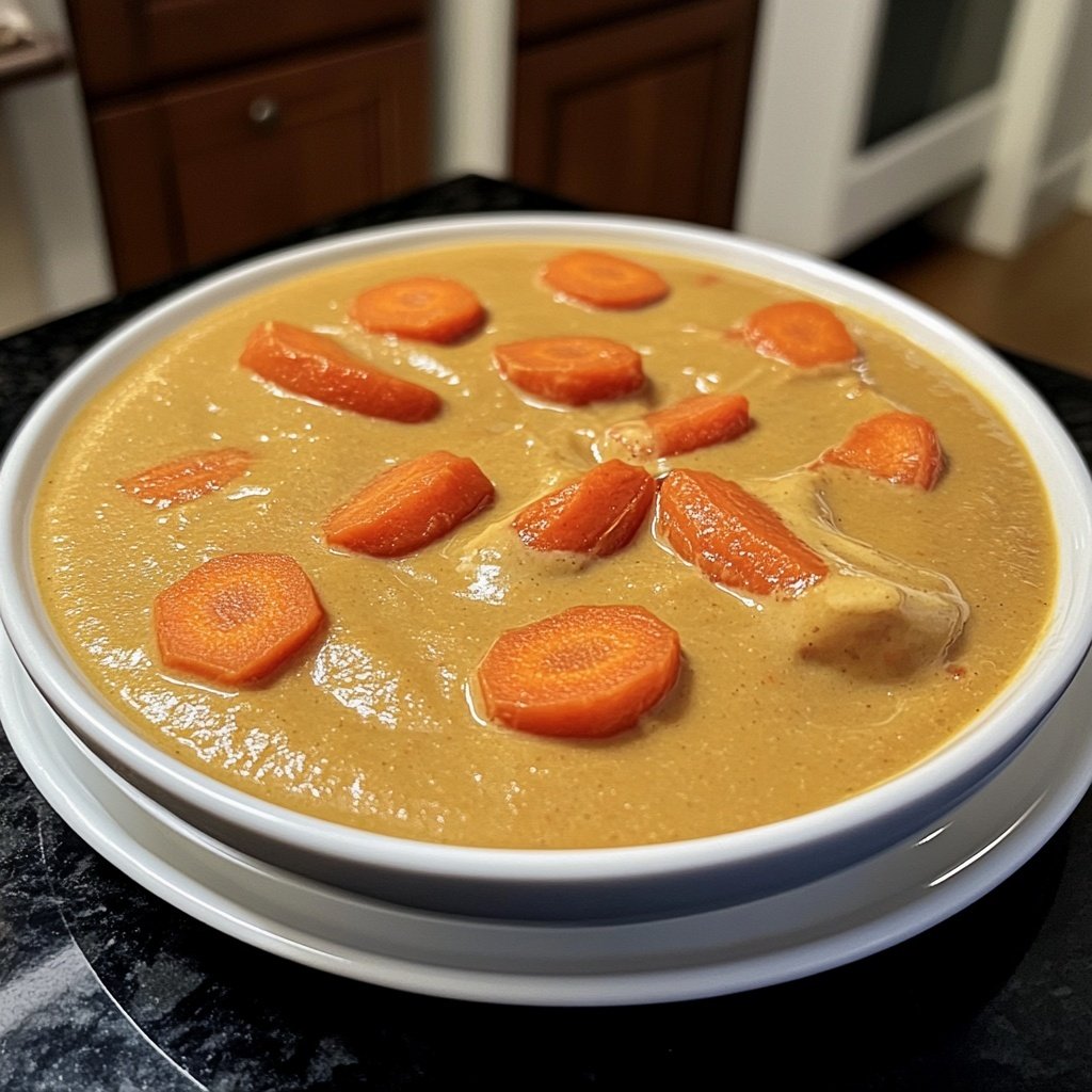 Healthy Vegan Roasted Carrot Soup