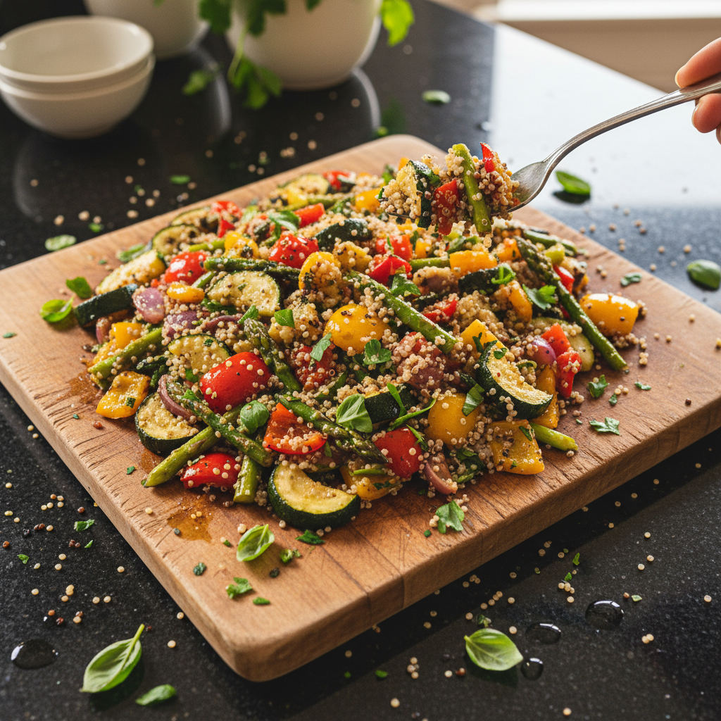 Grilled Vegetable Quinoa Salad