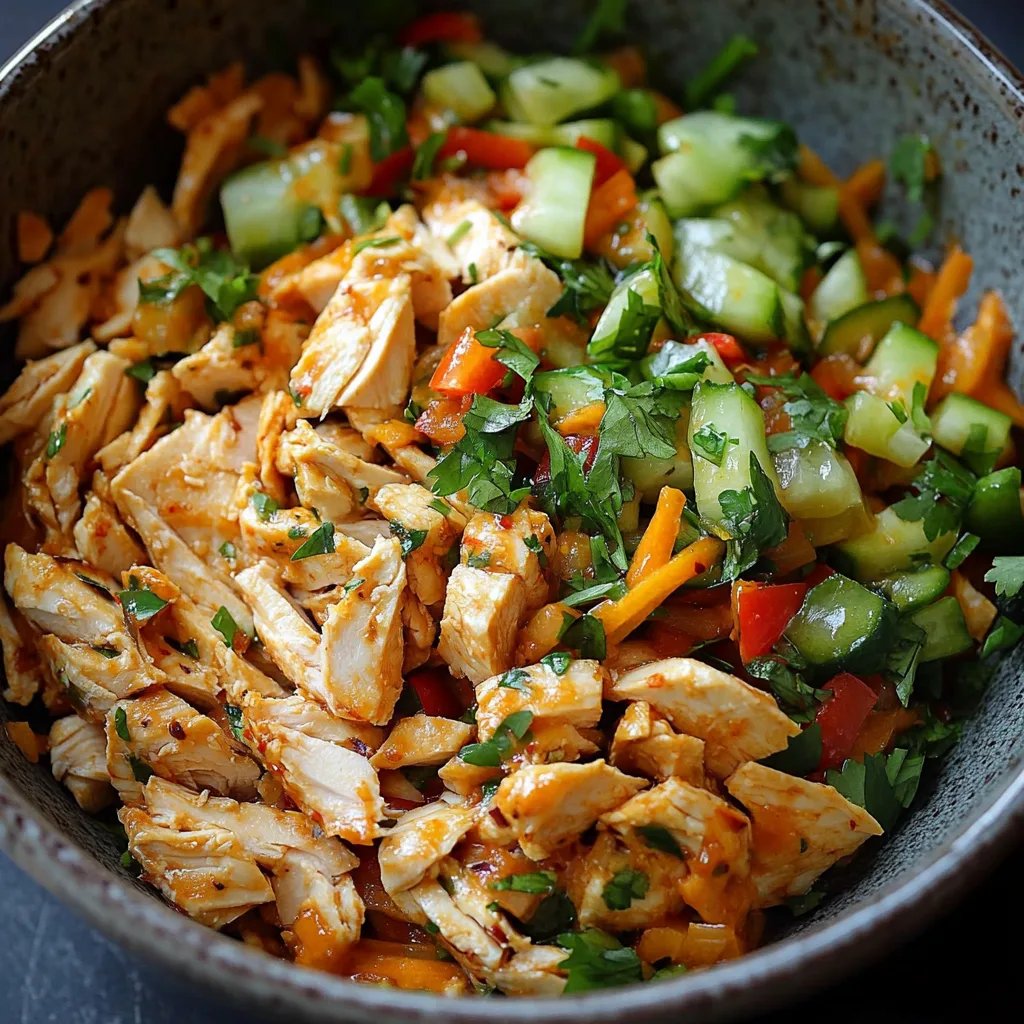 Chopped Thai-Inspired Chicken Salad: An Amazing Ultimate Recipe
