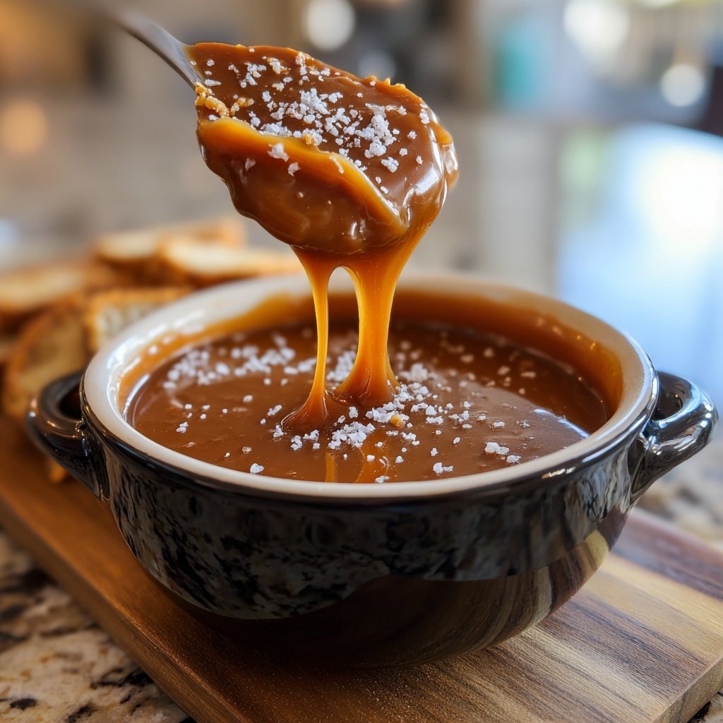 Decadent Salted Caramel Fondue