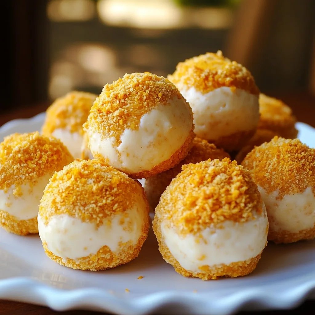 Easy No Bake Pumpkin Cheesecake Balls Recipe