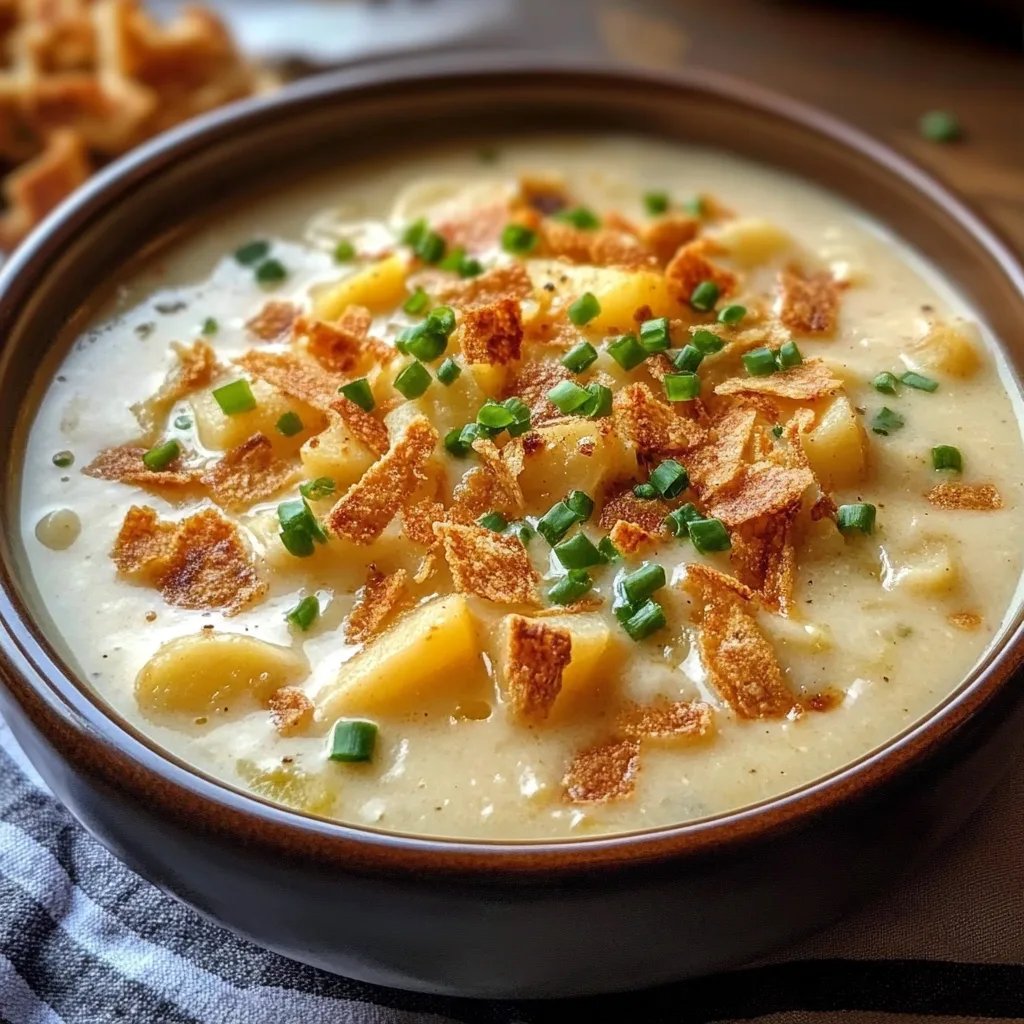 Creamy Potato Soup with Hashbrowns