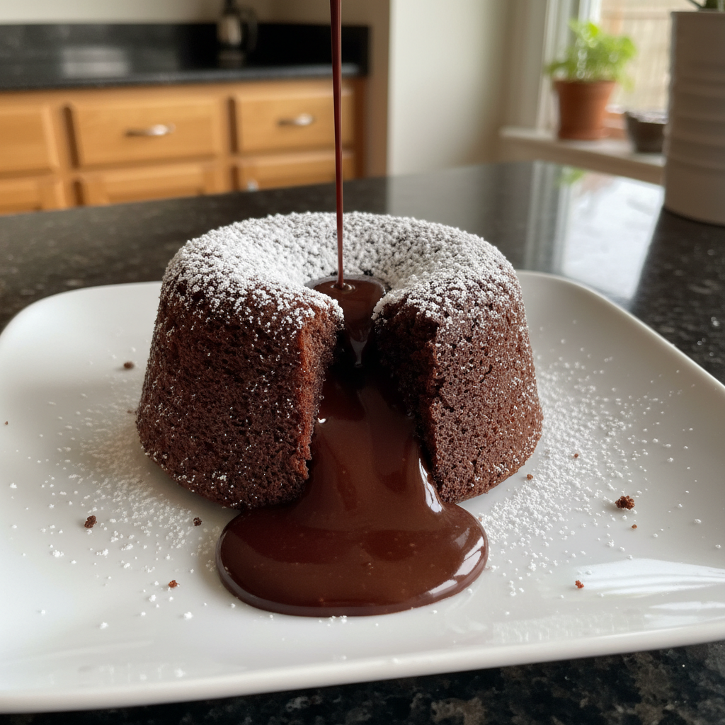 Valentine's Chocolate Lava Cake