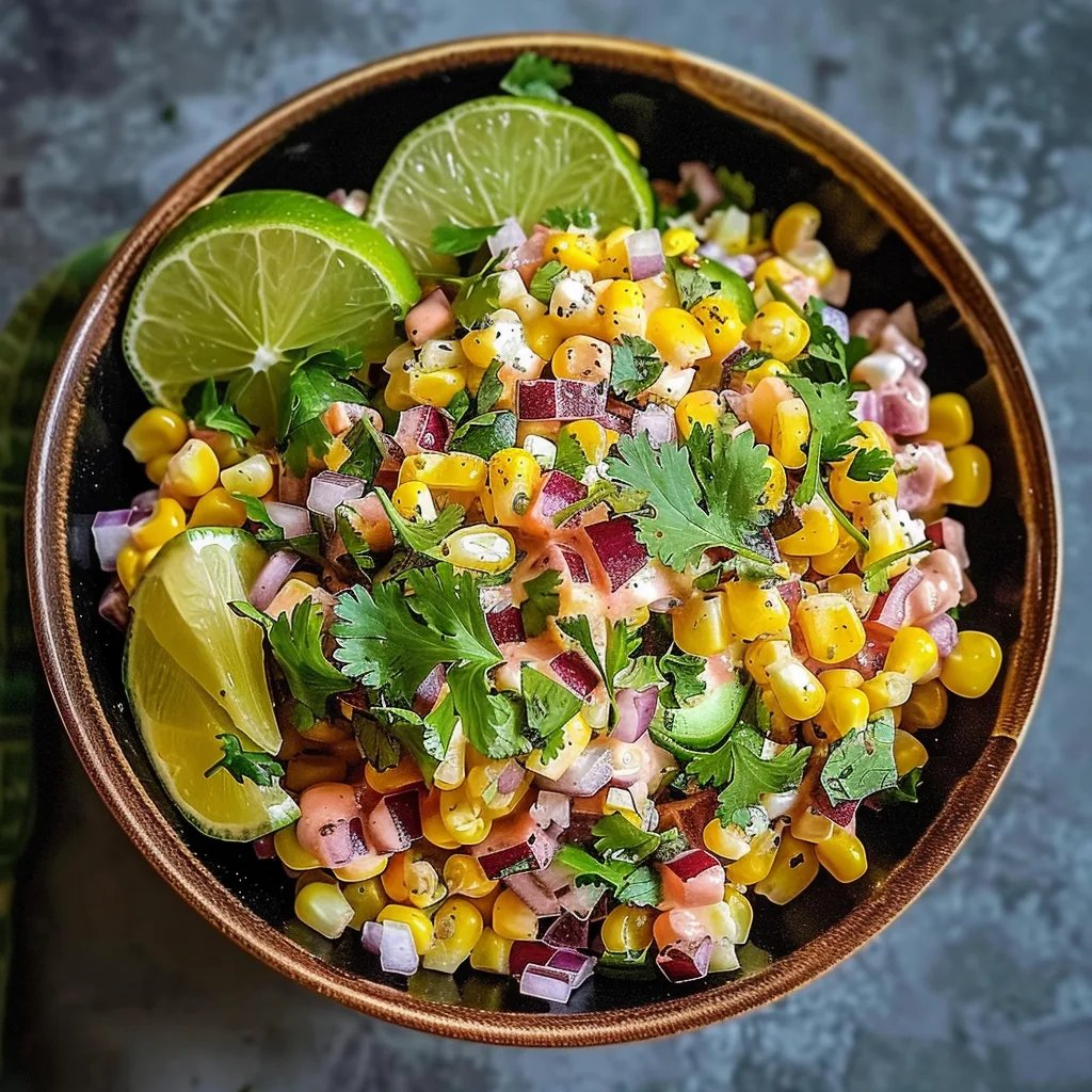 Vibrant Mexican Street Corn Salad