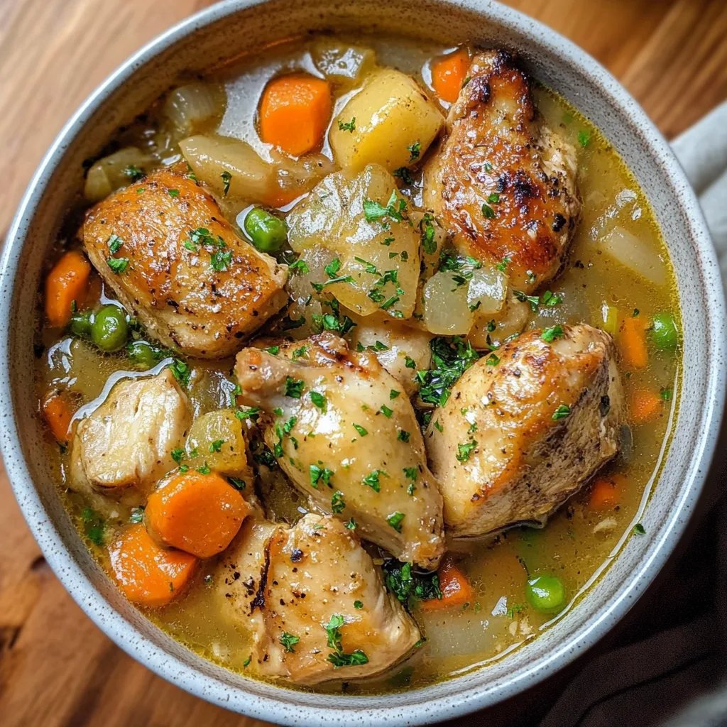 Slow Cooker Chicken Stew