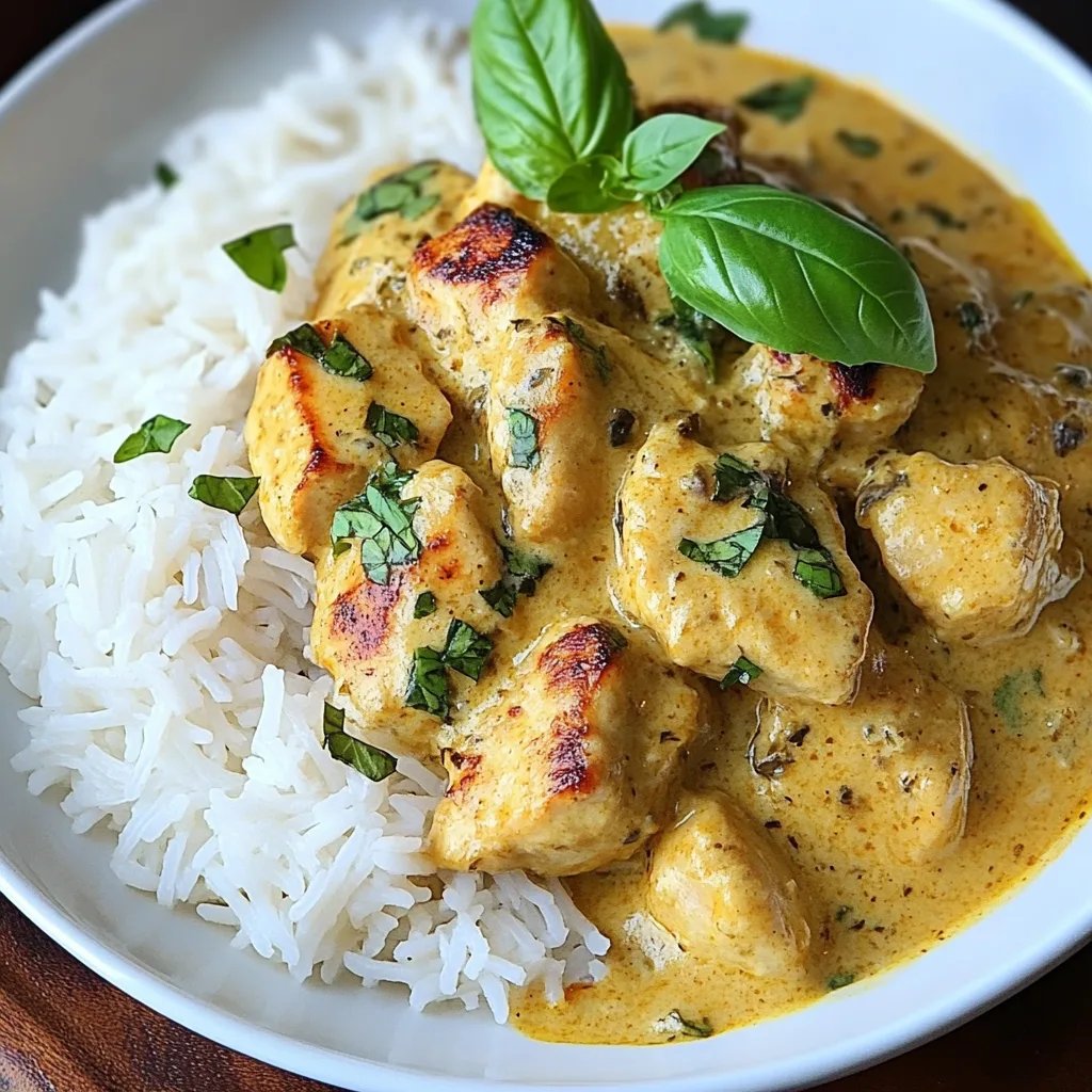 Basil Chicken with Coconut Curry Sauce: An Incredible Ultimate Recipe