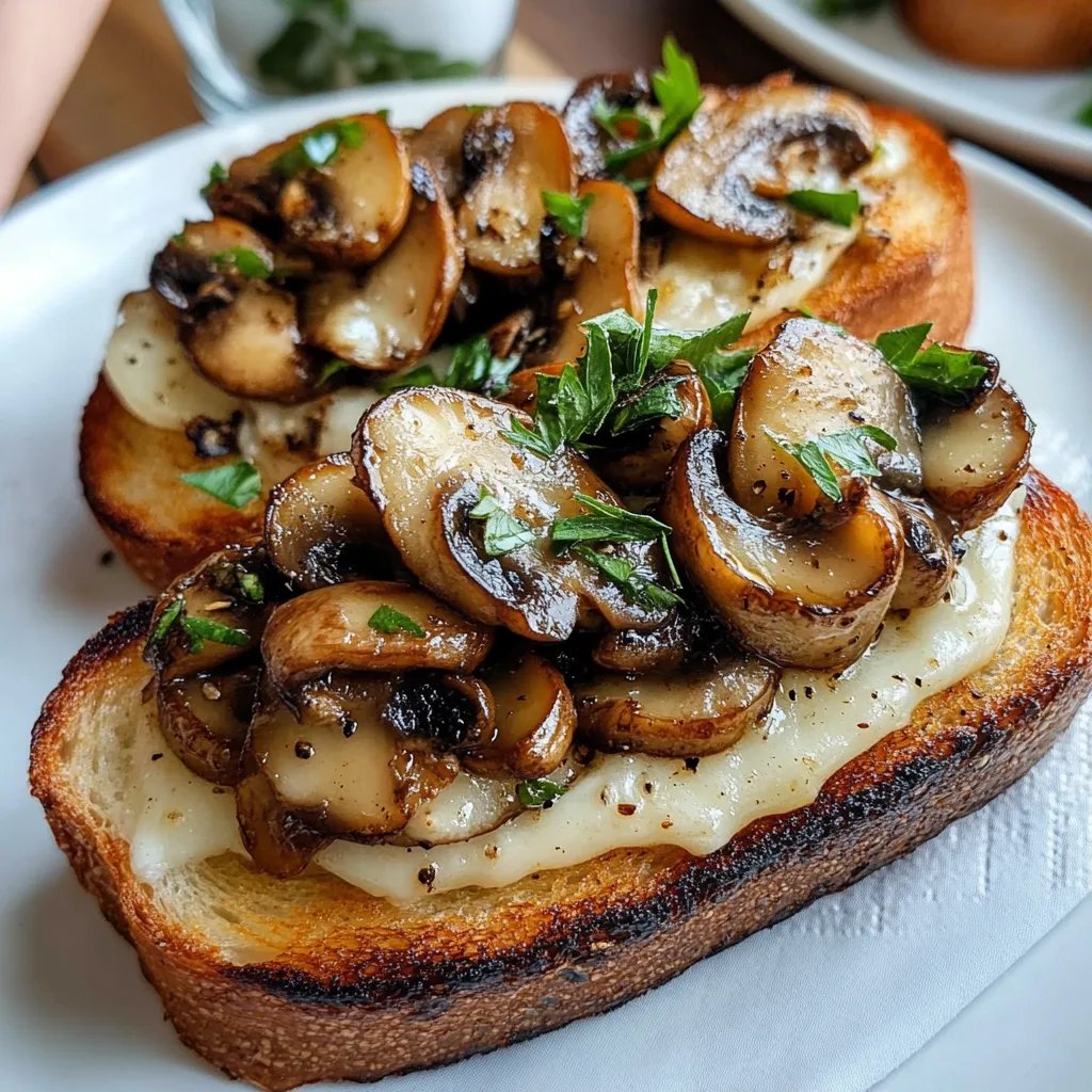 Creamy Mushroom Toast: An Incredible 5-Ingredient Recipe