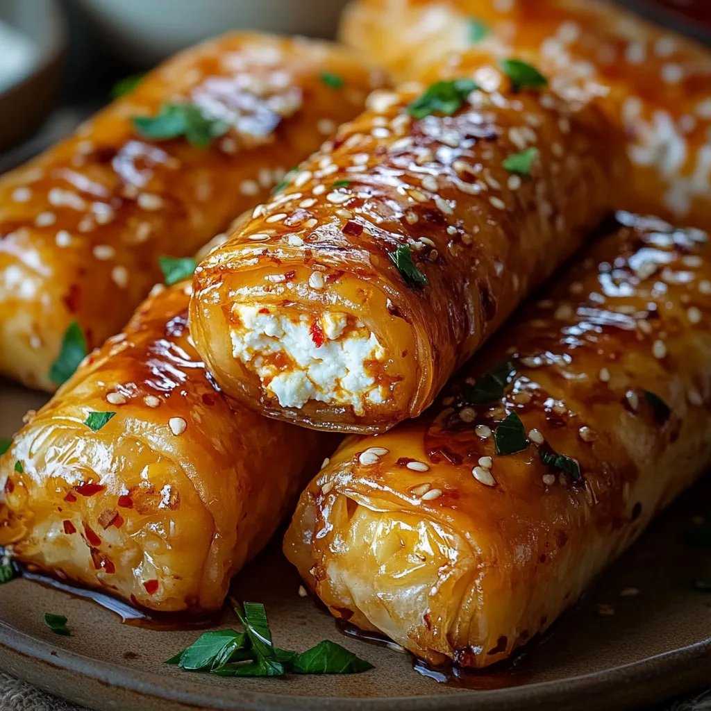 Oven Fried Feta Rolls with Chili Honey: An Incredible 7-Step Recipe