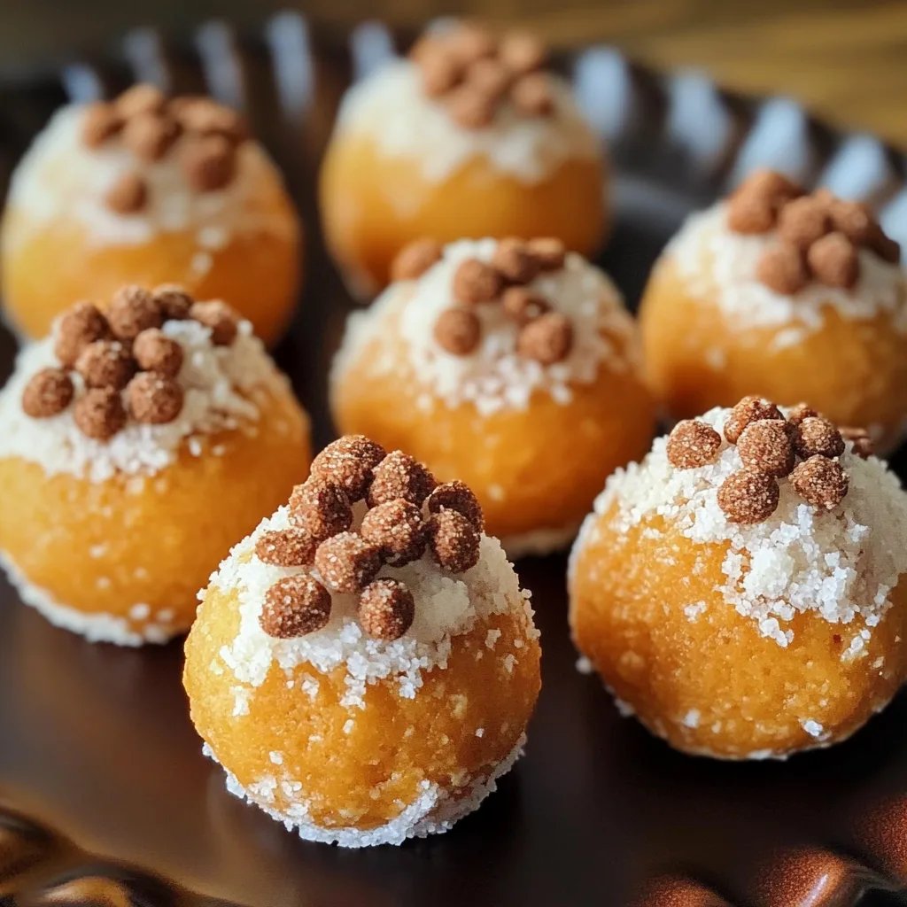 Easy Pumpkin Cheesecake Truffles