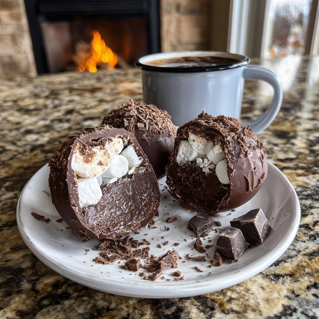Hot Cocoa Bombs Marshmallow Filled