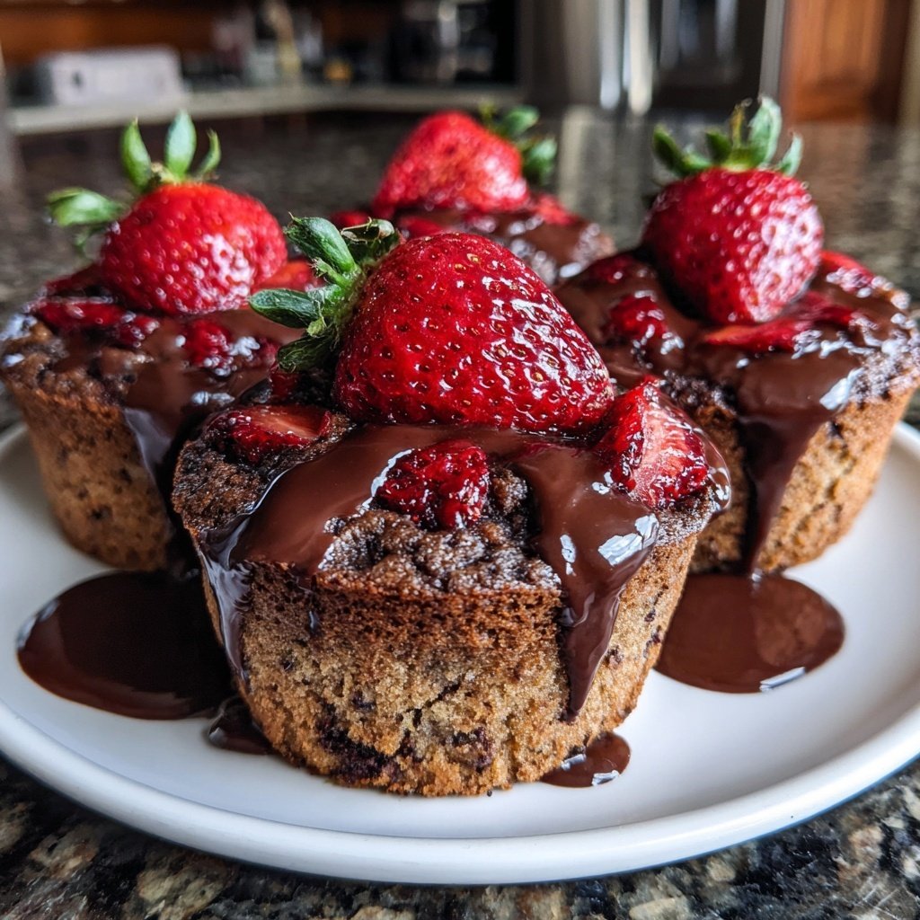 Chocolate Covered Strawberry Cupcakes