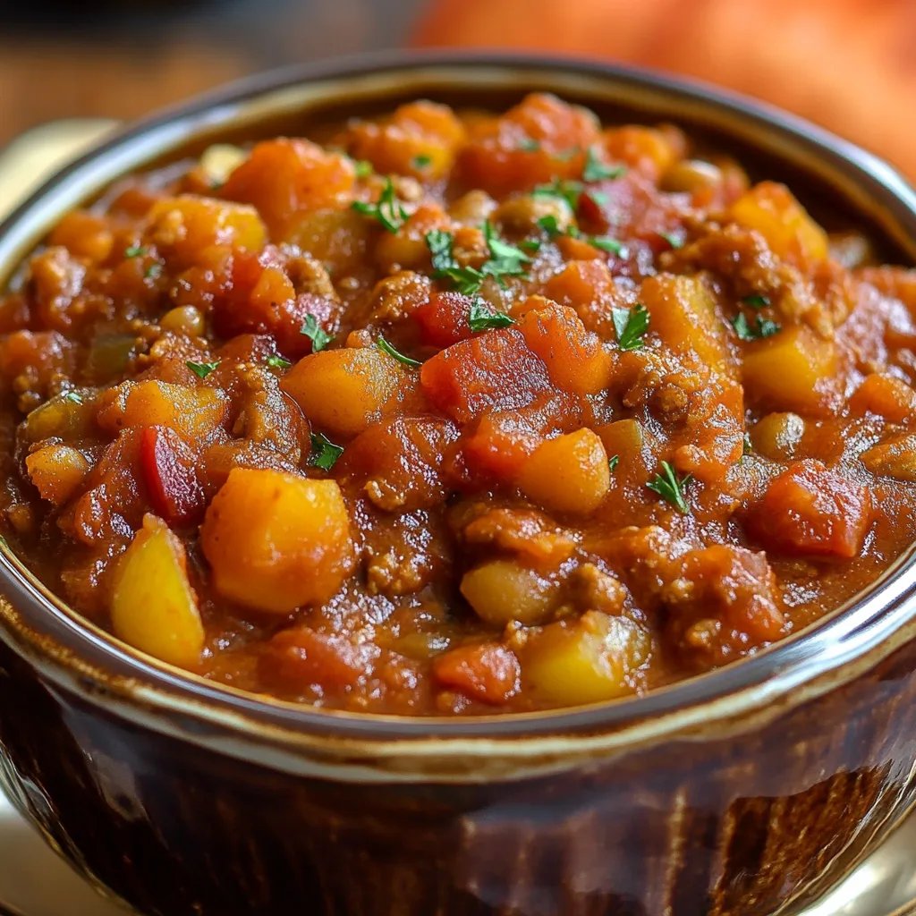 Spicy Pumpkin Chili