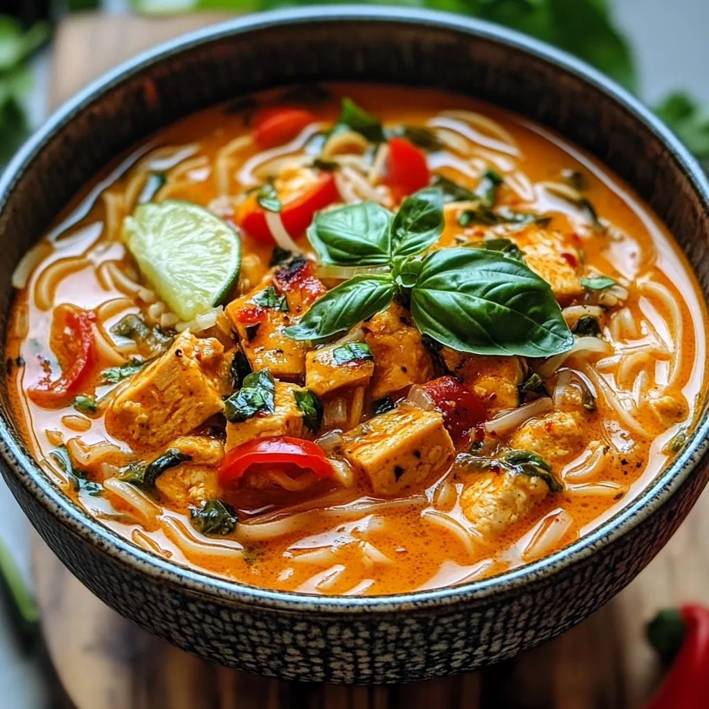 Thai Curry Chicken Noodle Soup: An Incredible Ultimate Recipe for 5