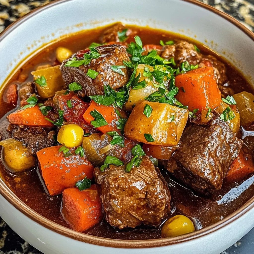 Crockpot Summer Beef Stew