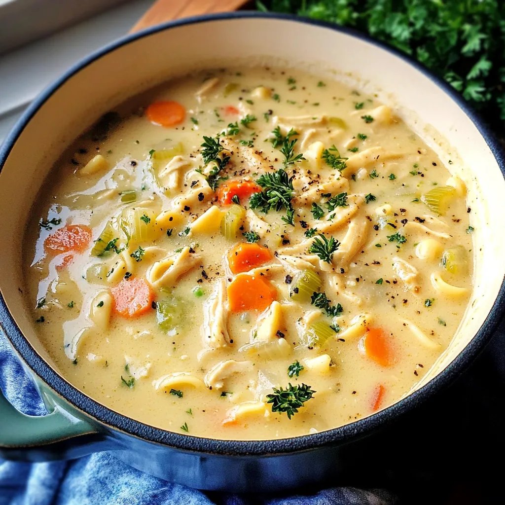 Creamy Chicken Noodle Soup