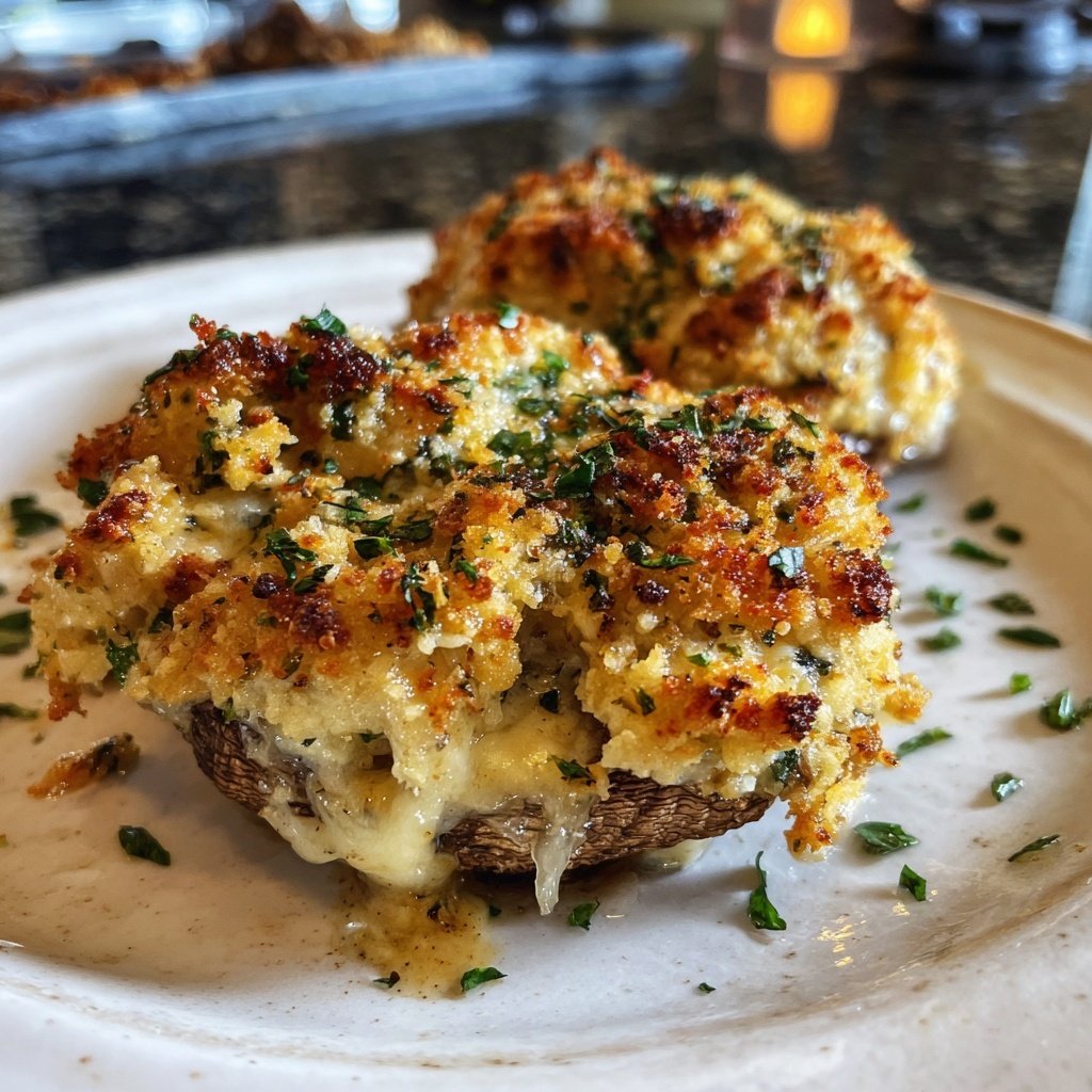 Stuffed Mushrooms Panko Breadcrumb