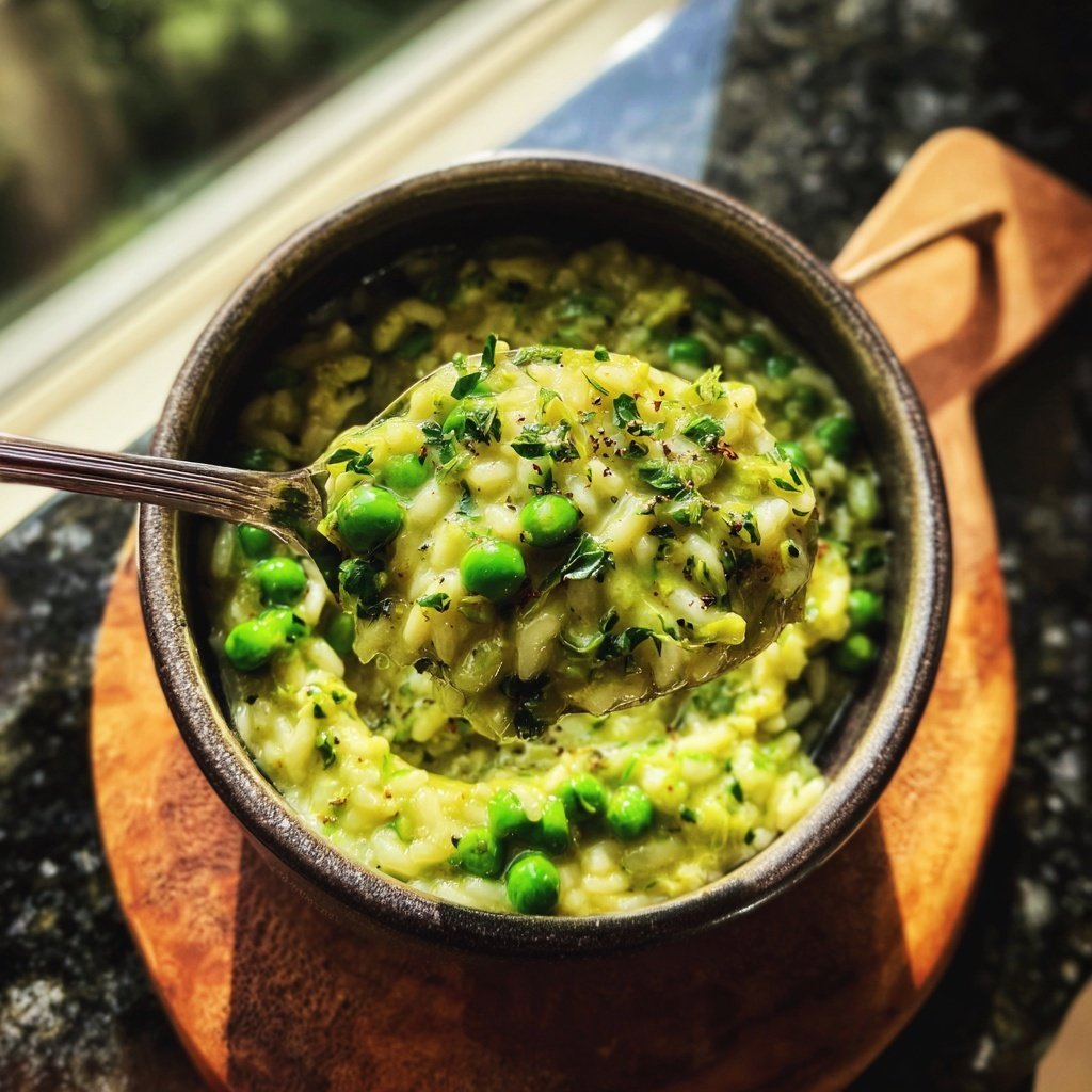 Spring Risotto with Peas