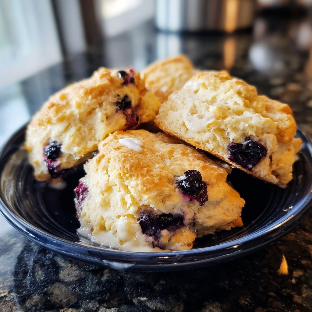 Blueberry Biscuits