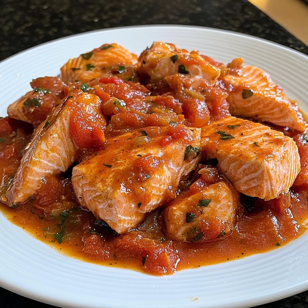 Salmon Cacciatore