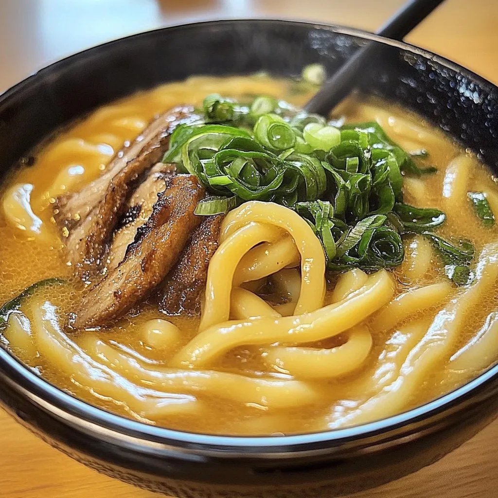 Quick One Pot Miso Udon