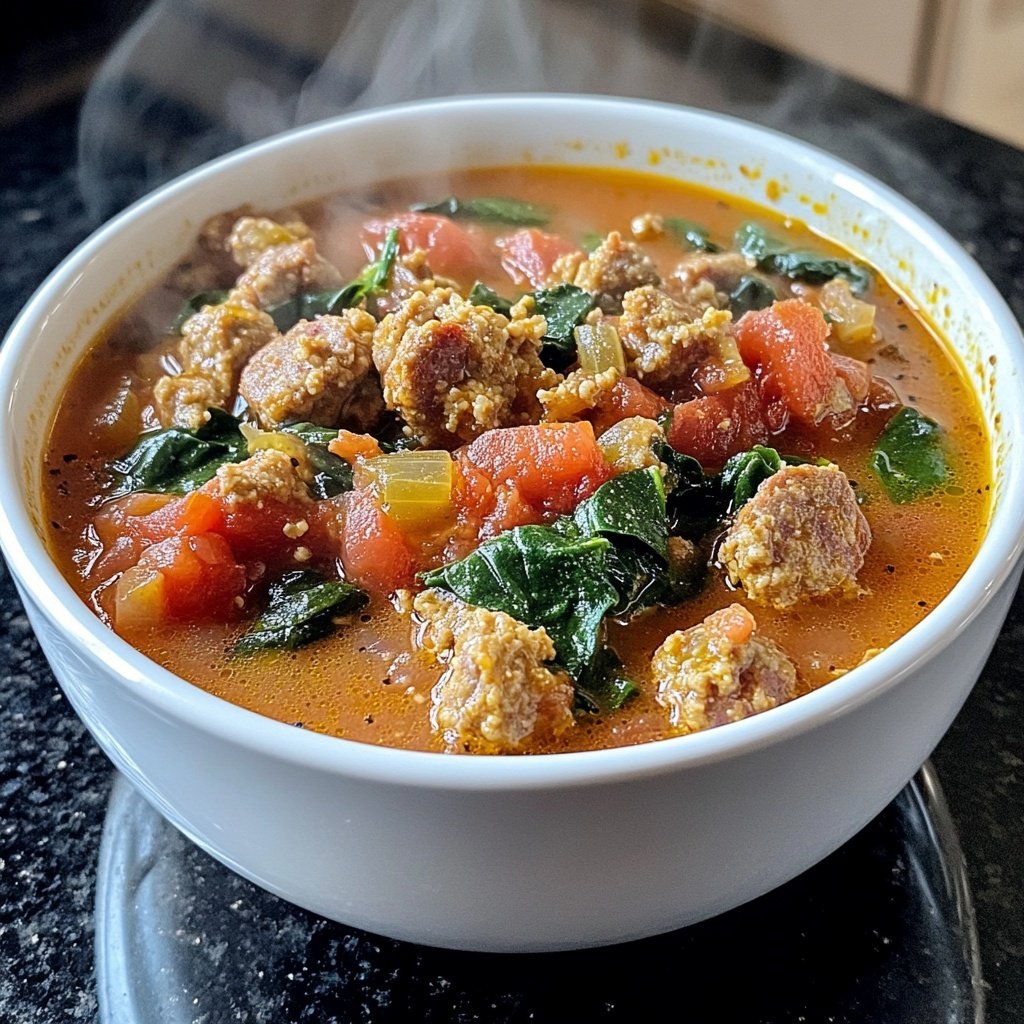 Slow Cooker Italian Sausage Soup