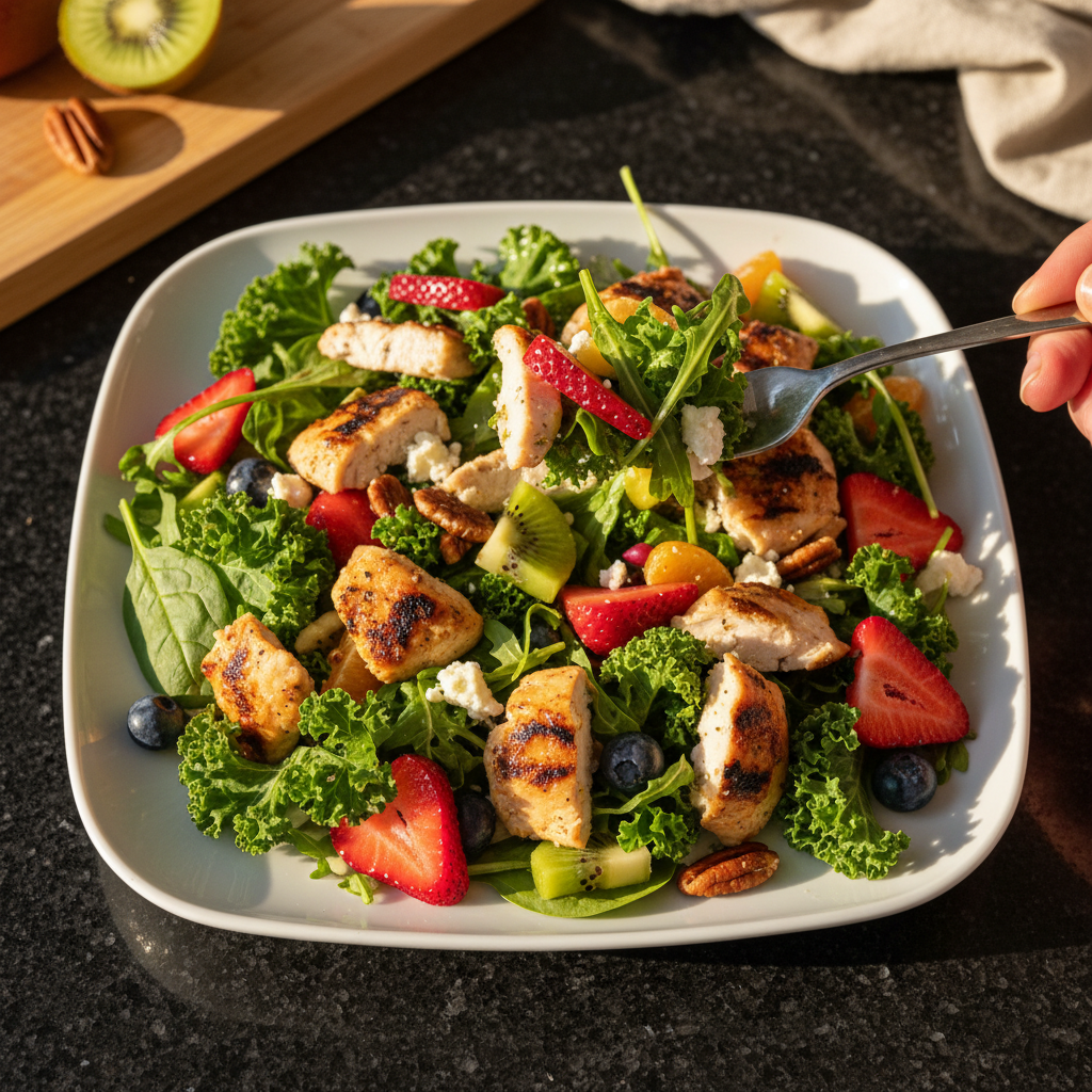 Fruity Green Chicken Salad