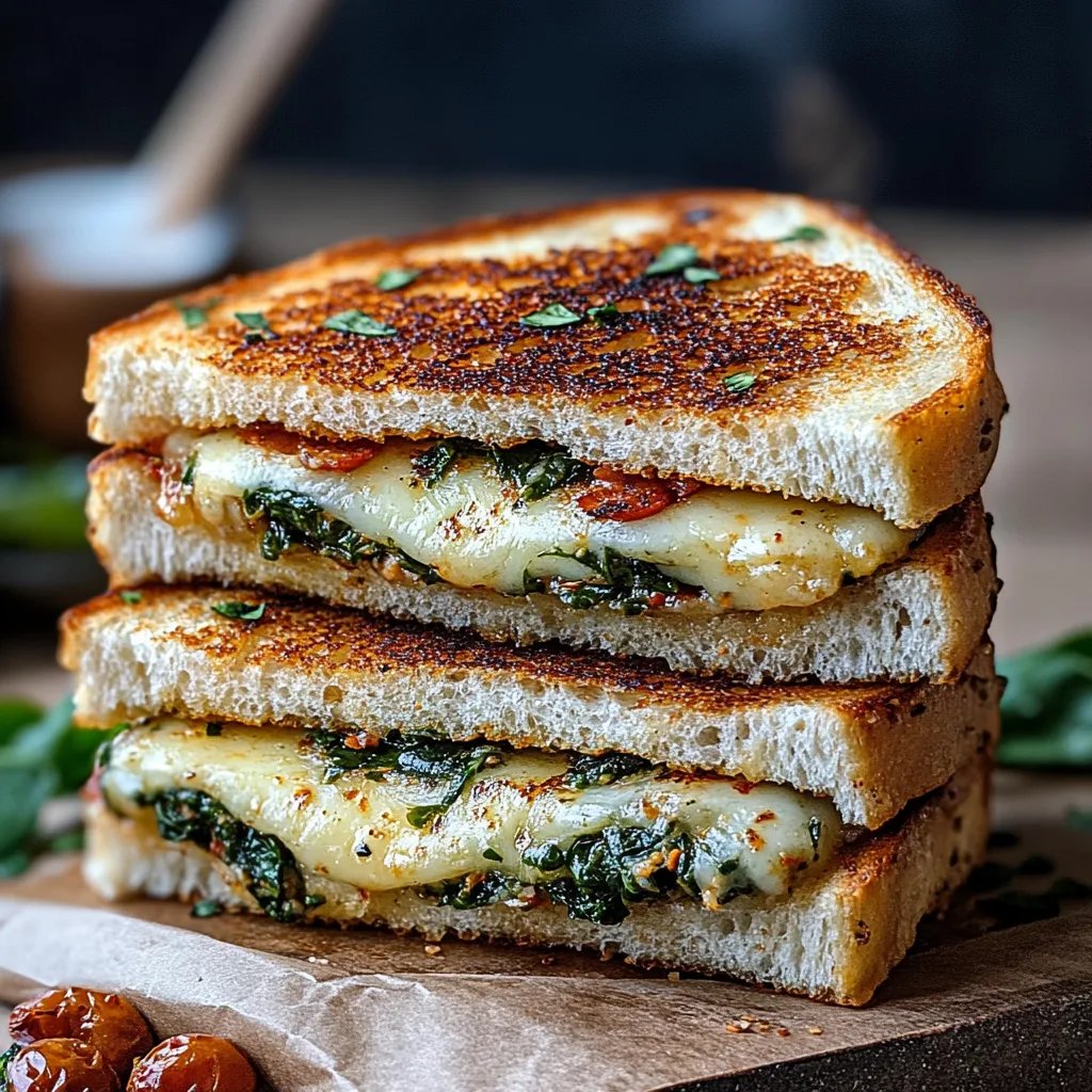 Feta Grilled Cheese Sandwich with Spinach: An Incredible Ultimate Recipe