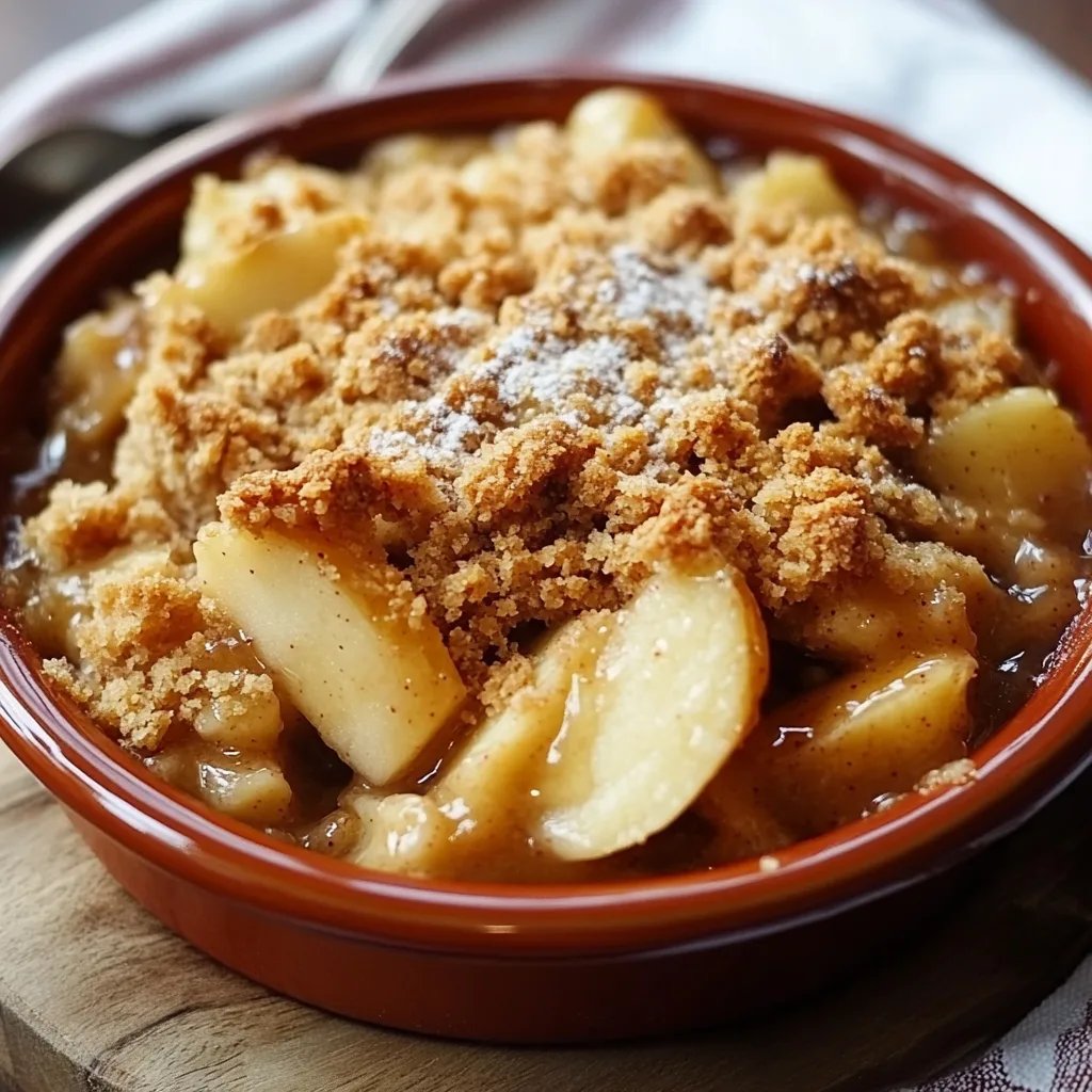 Baked Apple Crumble