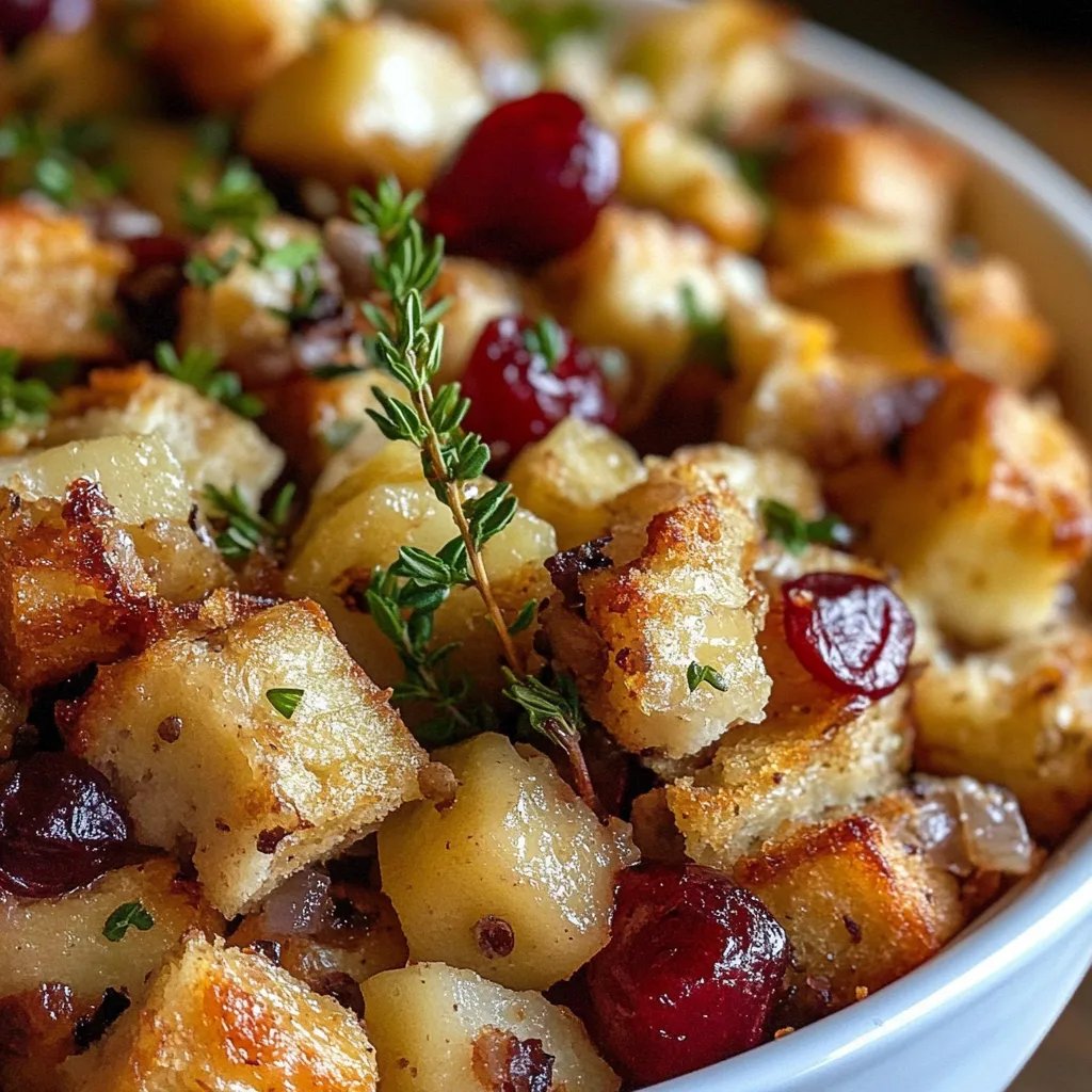 Apple Cranberry Stuffing