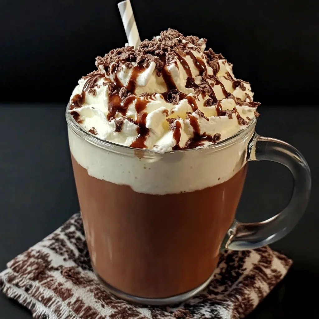 Decadent Whipped Hot Chocolate Recipe