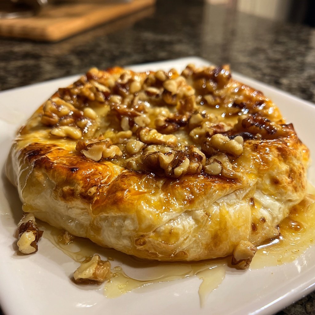 Baked Brie Honey Walnut