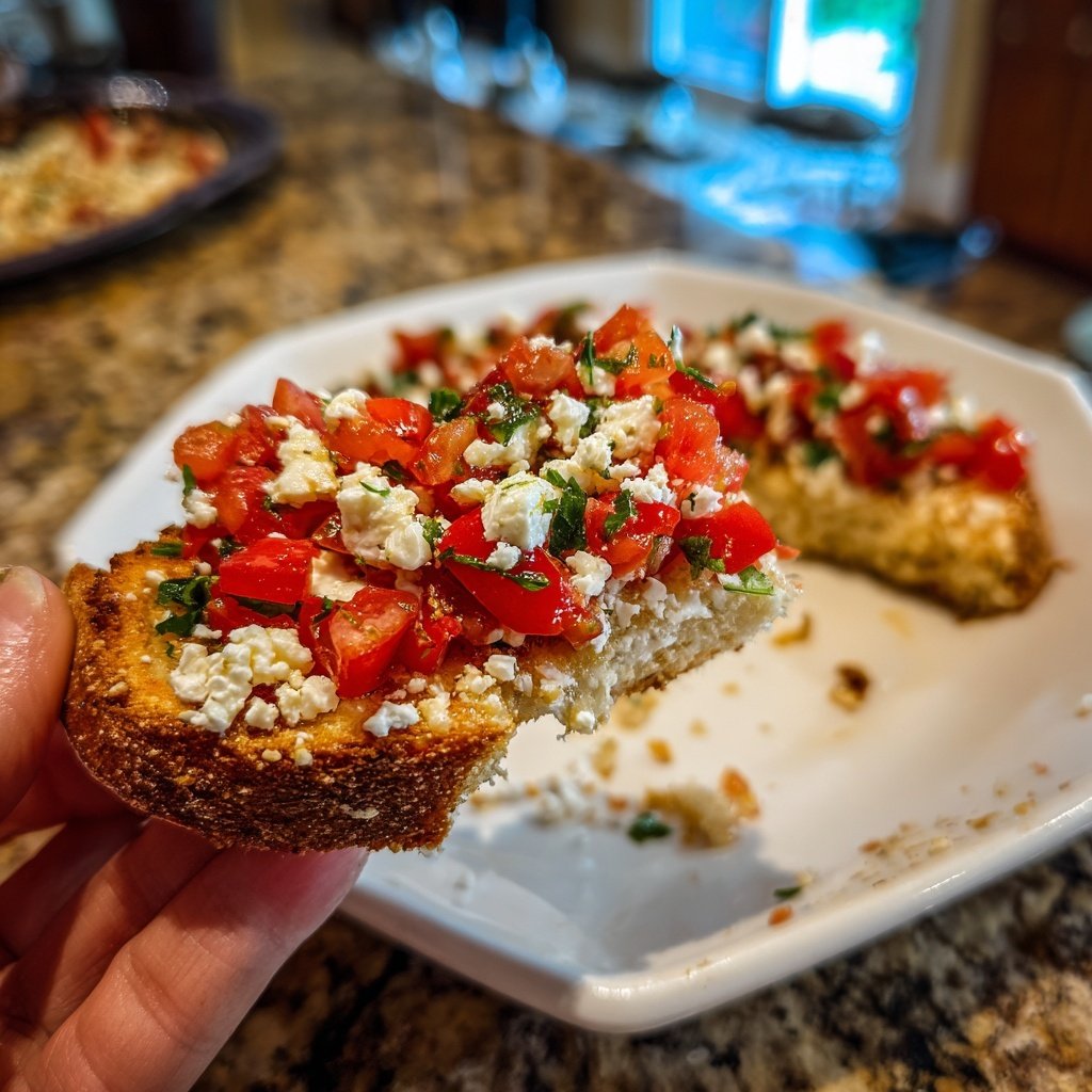 Mediterranean Feta Bruschetta