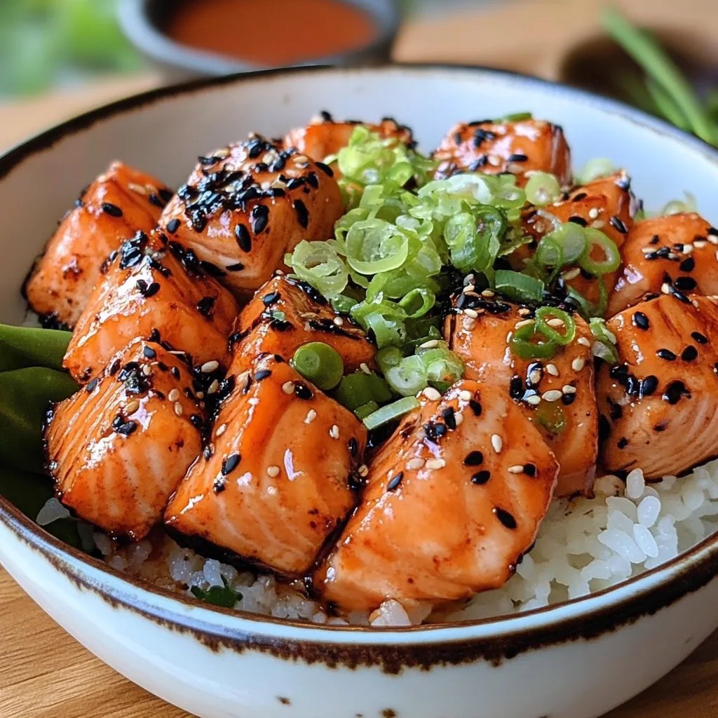 Spicy Fried Salmon Bites Rice Bowl: An Incredible Ultimate Recipe