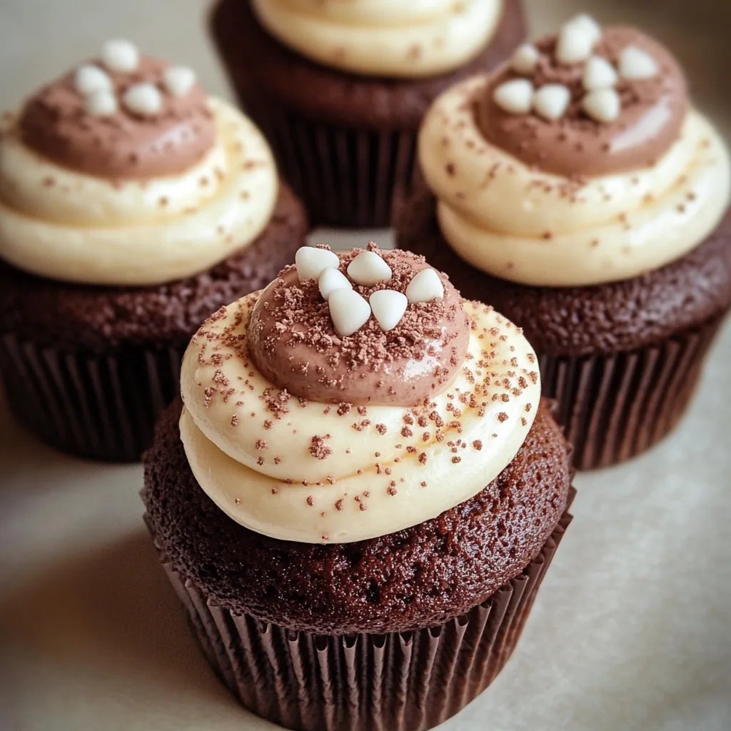 Hot Chocolate Cupcakes