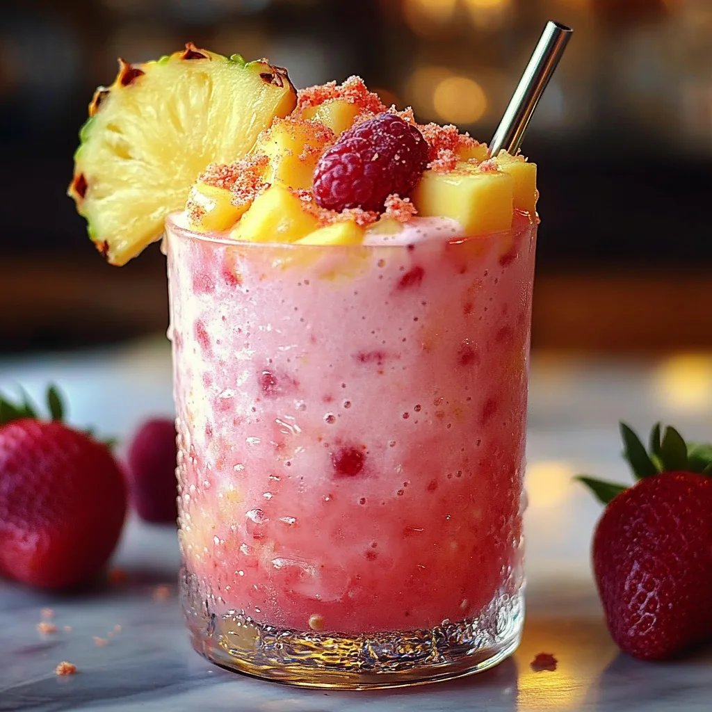 Pineapple Pink Smoothie: The Ultimate Amazing Delight